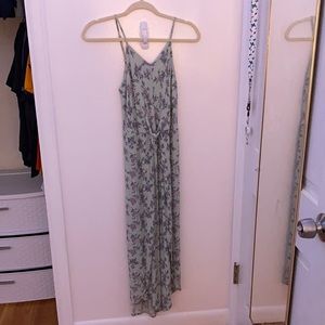 Light blue dress with flowers